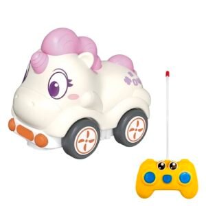 RUITENDA Cartoon RC Plane Plans for Kids Safe Durable Remote Control Airplane Toy Gift for Boys Girls Ages 18M Plus