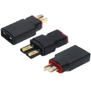 3 PCS No Wires Deans T Plug Connector Adapter for Traxxas TRX Wireless RC Battery Charger ESC