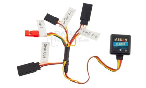 Assan AG61 Anti Sideslip Front Steering Taxing Gyro for RC Airplanes