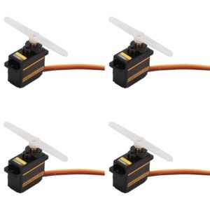 EMAX ES08MA II 4PCS Metal Gear Analog Servo Motor for Mean Machine RC Truck Shockproof Stable Drive