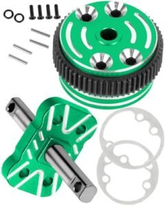BRCatWPark Paragliding RC Differential Locker Spool Diff Case Mounts for 1/10 Slash 2WD VXL Stampede 2WD VXL XL5 Rustler 2WD VXL XL5 Bandit 2WD VXL Green
