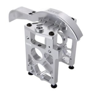 GTBRacing CNC Aluminum RC Skipjack Submarine Upgrade Part for LOSI DBXL 2.0 Center Differential Mount Bracket Gear Diff Brace Silver