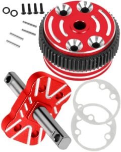 BRCatWPark Maclan RC Aluminum Differential Locker Spool Diff Case Mounts for 1/10 Slash 2WD VXL Stampede 2WD VXL XL 5 Rustler 2WD VXL XL 5 Bandit 2WD VXL