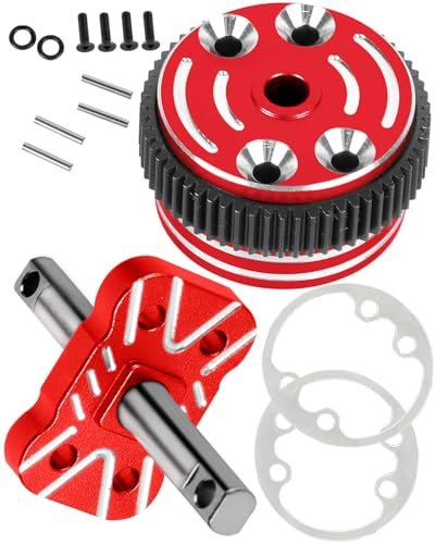BRCatWPark Maclan RC Aluminum Differential Locker Spool Diff Case Mounts for 1/10 Slash 2WD VXL Stampede 2WD VXL XL 5 Rustler 2WD VXL XL 5 Bandit 2WD VXL
