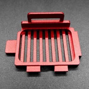 StiNGZjdM 1 PCS Metal Heat Sink Radiator Upgrade Part for Mini Z AWD MA020 RC Rally Car 1/10 Servo Accessories C3 3 Red
