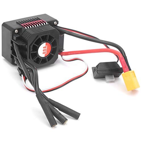 SURPASS HOBBY 80A Waterproof Brushless ESC with XT60 Plug for 1/10 1/8 RC Car at RC Hobby Nook Smithfield NC