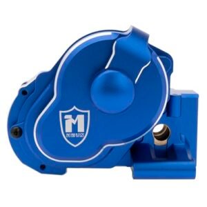 MEUS Racing Transmission Case Gearbox Housing for Drag Racing RC Bodies Traxxas VXL 2WD Slash Bandit Rustler Stampede Drag Slash C10 Mustang 5.0 F150 Raptor Blue