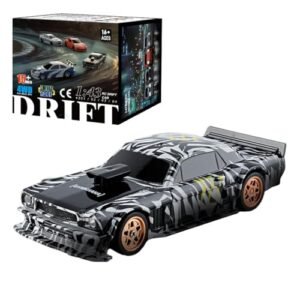 LETDIYMOC 3.8 RC Mud Tires for 1/43 Scale 2.4G RC Electric 4WD Racing Sports Car High Speed Performance
