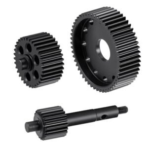 BRKRC 40CR Steel Transmission Gear Set 52T 33T 20T for Tamiya 1/10 RC BBX BB 01 Upgrade Parts