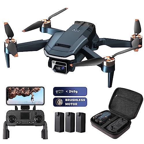 CHUBORY A77 WiFi FPV Quadcopter with 4K HD Camera 84 Mins Flight Time Brushless Motor Drone for Beginners