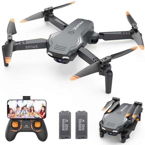 Heygelo S90 FXD RC Helicopter Drone with 1080P HD Camera Foldable Quadcopter for Kids Adults Beginners
