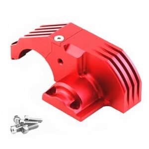 Aluminum Main Gear Protection Motor Cover 8987 for 1 10 Scale RC Pulling Sled Maxx 89076 4 Wide Maxx 2 0 89086 4 4S Upgrade Part Red