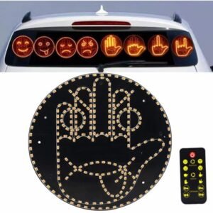 Road Mate Hand Signal Light for RC Car Tracks in Michigan 8 Gestures LED Finger Light with Remote Control