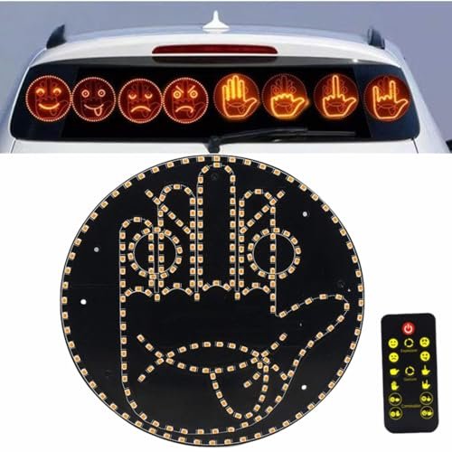 Road Mate Hand Signal Light for RC Car Tracks in Michigan 8 Gestures LED Finger Light with Remote Control