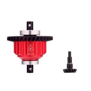 Mesimsple 1 10 Scale RC Van Bodies Alum Front Differential Gear for Wide Maxx Diff Maxx Slash Series Upgrades Part Red