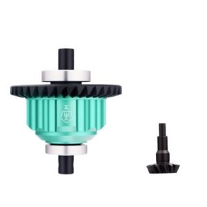 Mesimsple 1 10 Scale RC Body Shells Alum Front Differential Gear for Wide Maxx Diff Maxx Slash Series Upgrades Part Green