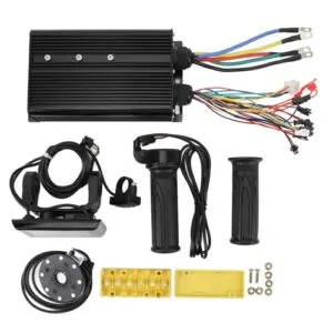 KTM RC 390 Throttle Body Upgrade Kit Brushless Motor Controller 80A 60V 72V 2000W to 5000W with S966 LCD Display and 20X Speed Adjustment