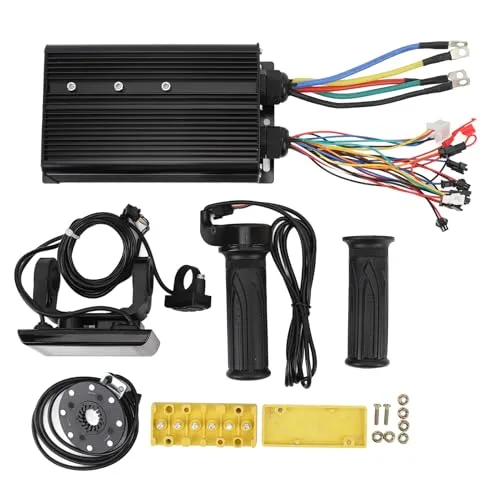 KTM RC 390 Throttle Body Upgrade Kit Brushless Motor Controller 80A 60V 72V 2000W to 5000W with S966 LCD Display and 20X Speed Adjustment