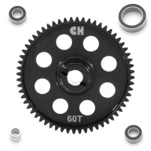 CHRCOED 0.5M 60T Spur Gear Hardened Steel Upgrade for Traxxas 1 18 RC Car LaTrax Teton Rally Desert Blaster RC Car