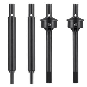 MORFUM Ascent-18 Hard Steel Front and Rear Portal Axle Shafts Dogbone CVD Driveshafts for 1/18 RC Crawler Redcat Ascent-18 Upgrade