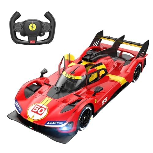 RASTAR 1/14 Ferrari 499P Le Mans Hypercar Cheap Nitro RC Drift Cars Remote Control Sports Car for Adults and Kids 2 4G