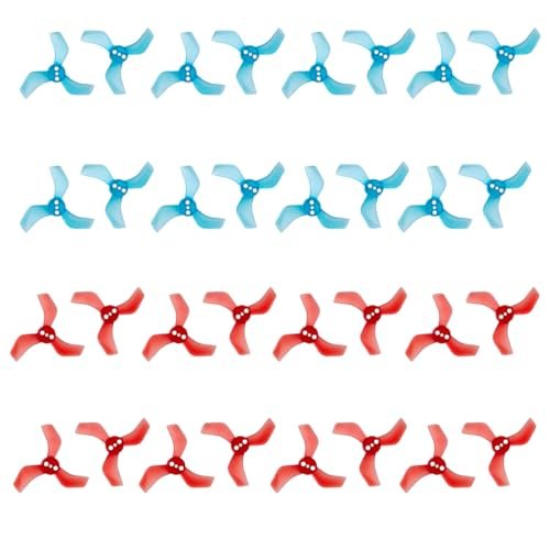 Gemfan 1635 40mm 3 Blade Propeller 1.6X3.5X3 1.5mm Hole PC Props for 1103 1105 Brushless Motor FPV Racing Tinywhoop Drones 32Pcs RC Propeller Thrust Calculator