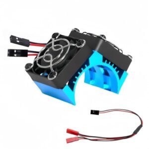 Reedy RC Car Motors Dual 40mm Cooling Fan Compatible with 1/7 1/8 Arrma Traxxas 4068 4074 4082 4268 4274 Motors Blue