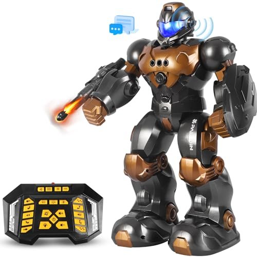 Zreswap Intelligent Programmable Remote Control Robot Toy for Kids with Voice Gesture Sensing and Educational Features