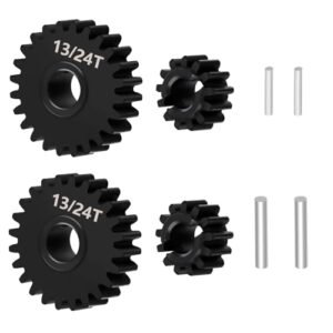 DEWOKI RC 13 24T Overdrive Portal Gears Set for 1/18 RC Crawler Car Redcat Ascent 18 Upgrade Shop RC Chemicals Buy