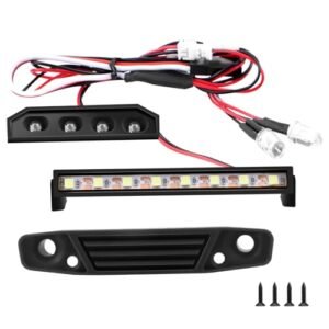 DashRC LED RC Drift Light Kit for Redcat Ascent 18 Crawler Headlight Taillight Spotlight Accessories