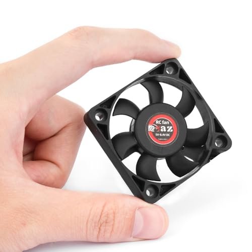Bomber RC Car High Speed Cooling Fan 50mm 10000 30000RPM 5V 12V DC for 1/10 RC Crawler Car 550 540 3650 Brushed Brushless Motor