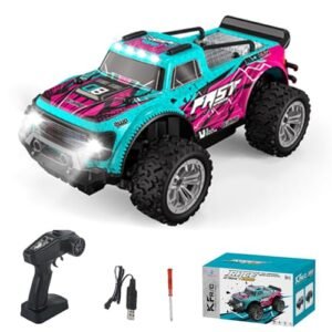 Dodoore Western Star RC Semi Truck High Speed 1/20 Scale Remote Control Car 2 4GHz 4WD Off Road with LED Lights