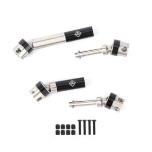 FEDCO Bison RC Parts Drive Shaft CVD Front Rear Center Steel Driveshaft TRX4M Upgrade for Defender Bronco 1/18 RC Crawler
