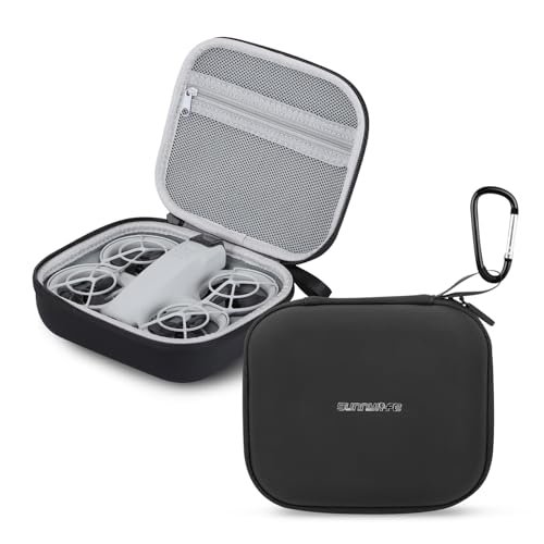 Shaluoman DJI Neo Protective Case Waterproof Storage Bag for Drone Accessories Black