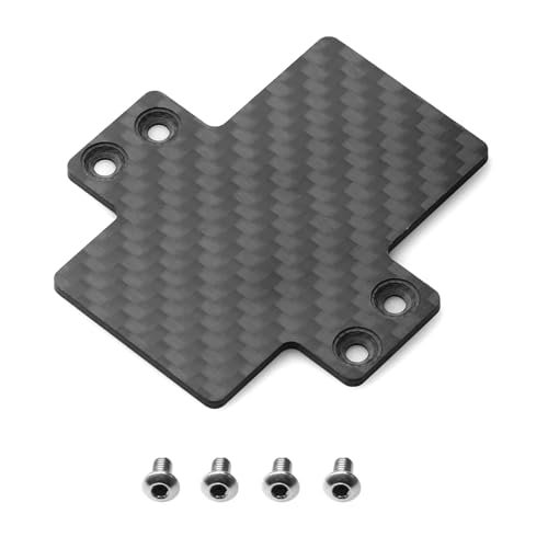 Dodoore Carbon Fiber ESC Mount Plate for Traxxas Maxx V1 V2 Wide Maxx 1/10 RC Truck Best RC 1/10 Truck Accessory Compatible with Hobbywing MAX6 MAX8 XR8PLUS X8S ESC
