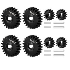 RCLIONS Steel Overdrive Underdrive Gears Set for Redcat Ascent 1 18 Scale RC Rock Crawler Car Upgrades Parts Perfect for RC Willey Pinball Enthusiasts
