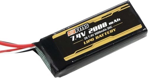 BEEZRC FMS RC Car RC Parts LIPO Battery 2S 7.4V 2000mAh 2C XT30 rc car 1/12 Hummer H1