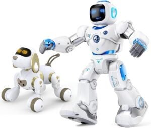 Ruko 1088 and 18011 Interactive Robot Dog Toy with Gesture Control and Remote for Kids
