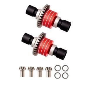 Mesimsple 45 Steel Front Rear Differential Diff Input Gear Set Upgrade for MJX RC Helicopter F Series H16BM H16207 16208 16209 16210 H16 1 14 14301 14302 14209 14210 H14BM Models