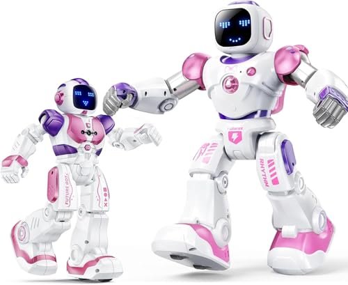 Ruko 1088 Smart Pink Robot Interactive STEM Toy for Kids