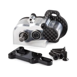 CobraCrawler Ultralight Portal Transmission 48Pitch Tiny Gearbox for Tiny Trucks RC Machined Aluminum Silver