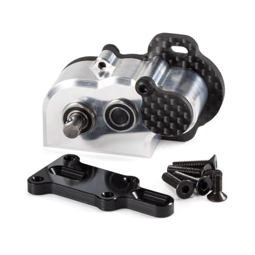 CobraCrawler Ultralight Portal Transmission 48Pitch Tiny Gearbox for Tiny Trucks RC Machined Aluminum Silver