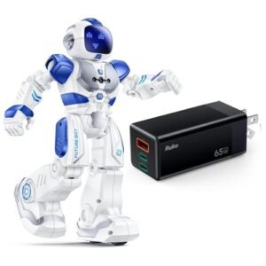 Ruko 6088 Blue Robot with PD65W USB C Charger Innovative Control Methods and Editable Program Bar