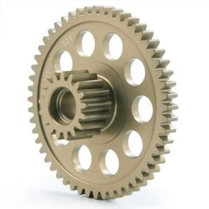 LSG Aluminum 17T 52T Counter Gears Diff Gear Gearbox Spool Gear Upgrade for 1 10 Tamiya RC Beetle Monster Truck