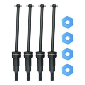 Arrma 1/18 Granite Grom Mega 380 Upgrade Parts 17mm RC Wheel Nut Steel Front Rear CVD Driveshaft
