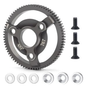LSG Metal 48P Spur Gear 74T 76T 83T 86T 90T Upgrade Parts for 2WD RC Drift Car Under 500 Traxxas Slash Rustler Stampede Telluride