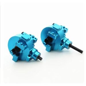 XBERSTAR Aluminum Alloy RC Drive Diff Gear Box Front Rear Assembly Upgrade Parts for HSP 1 10 94107 94106 94123 94108 RC Buggy Parts