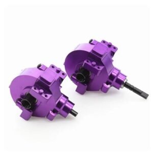 XBERSTAR Exceed RC Parts Aluminum Alloy RC Drive Diff Gear Box for HSP 1 10 94107 94106 94123 94108 Front Rear Gearbox Assembly Purple