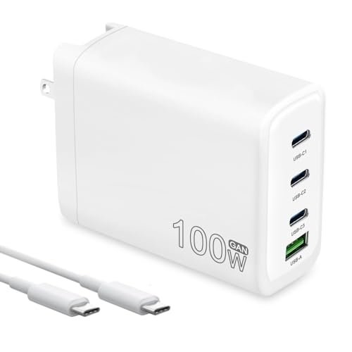 RC Tire Cleaning Station Pro 100W USB C Charger for DJI Drones and Accessories