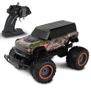NKOK Realtree: RTR RC - Ford Bronco Raptor - Green-Orange-Camo - 2.4 Ghz High Performance for Donuts & Wheelies, Turbo Boost, Radio Controlled Vehicle